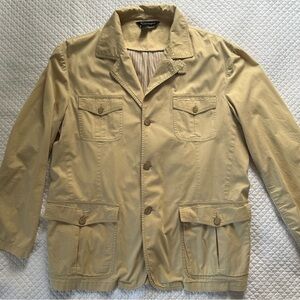 Vintage J Peterman Safari Jacket in Khaki Size 44